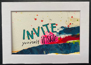 invite yourself inside